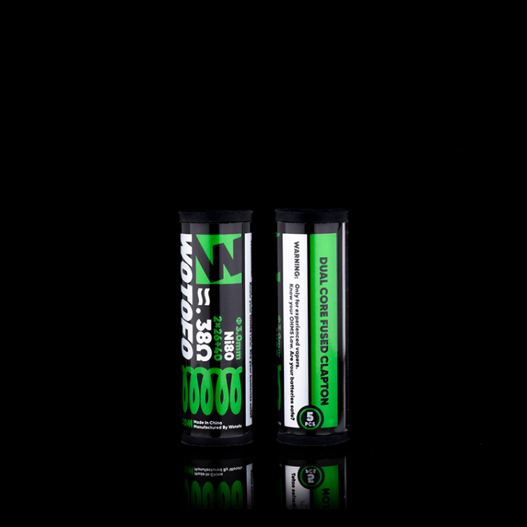 Wotofo PREBUILT COILS DUAL CORE FUSED CLAPTON 0.38 OHM 5PCS F684N325 Wotofo Discount Code