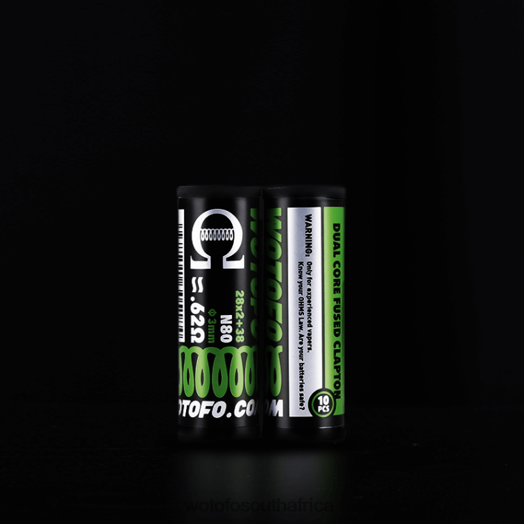 Wotofo PREBUILT COILS DUAL CORE FUSED CLAPTON 0.62 OHM 10PCS F684N327 Wotofo E-Cigarette