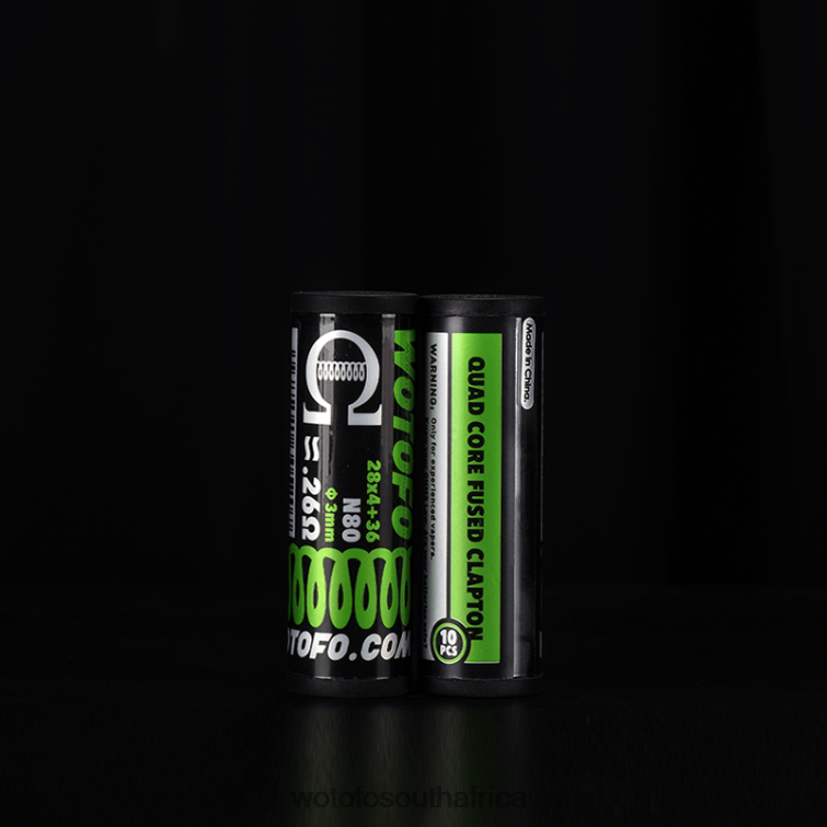 Wotofo PREBUILT COILS QUAD CORE FUSED CLAPTON 0.26 OHM 10PCS F684N333 Wotofo Vape Flavours