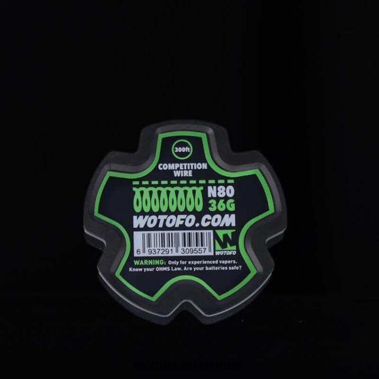 Wotofo PREBUILT WIRE SPOOL NI80 COMPETITION WIRE - 36G 300FT F684N354 Wotofo Vape Review