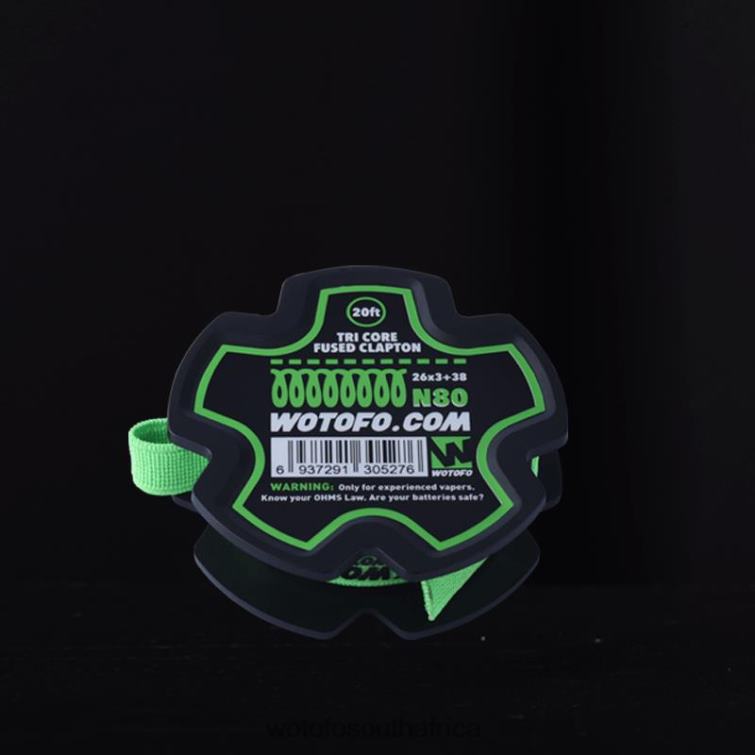 Wotofo PREBUILT WIRE SPOOL TRI CORE FUSED CLAPTON F684N358 Wotofo Vape Pods
