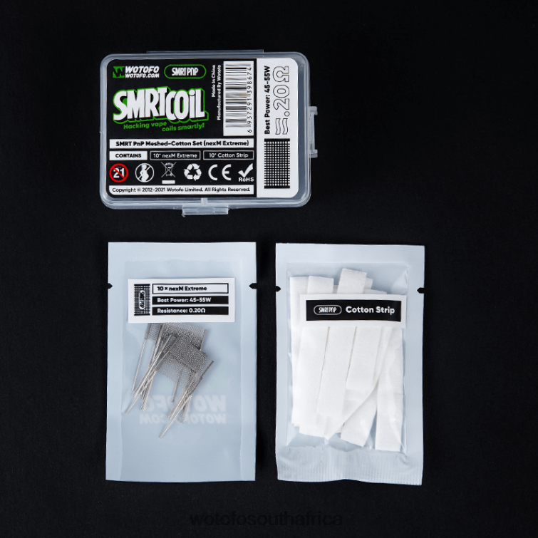 Wotofo SMRT PNP MESH-COTTON SET NEXMESH CHILL F684N317 Wotofo E-Cigarette
