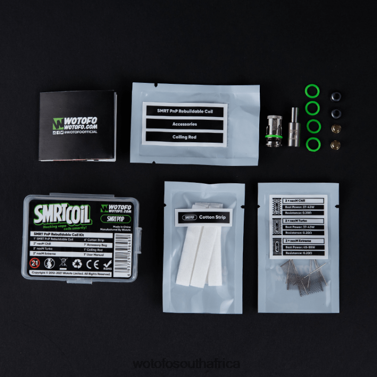 Wotofo SMRT REBUILDABLE COIL KIT SMRT RPM KIT F684N343 Wotofo Vape Flavours