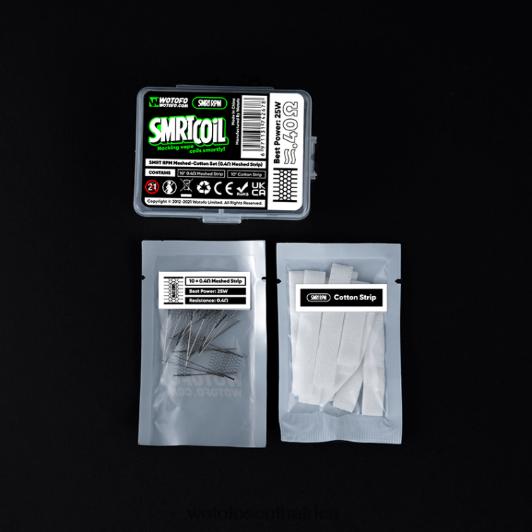 Wotofo SMRT RPM MESH-COTTON SET 0.6OHM MESH+COTTON F684N365 Wotofo Discount Code