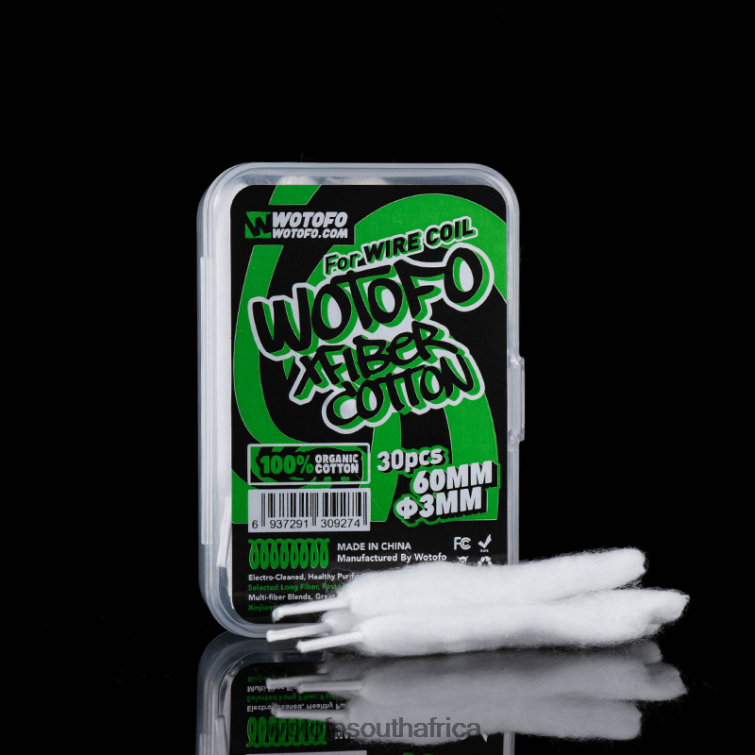 Wotofo XFIBER COTTON 3MM-30PCS THICK F684N316 Wotofo Flavors