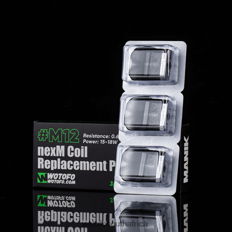 Wotofo MANIK MINI REPLACEMENT POD M11 PARALLEL COIL BUILT-IN 3PCS F684N57 Wotofo E-Cigarette